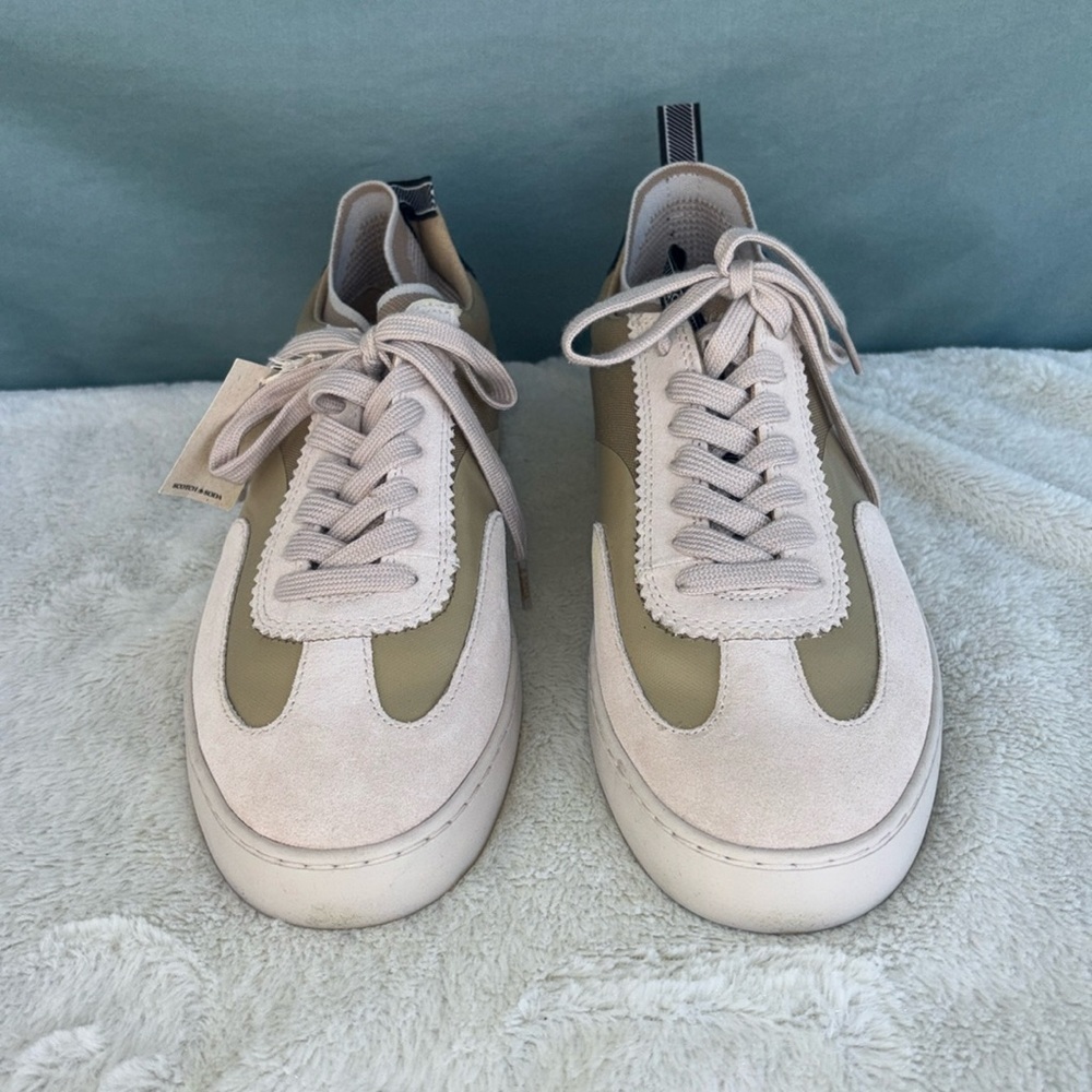 NWT Scotch & Soda Multi Sand Plakka Sneakers Men's Size 9.5 Leather Luxury